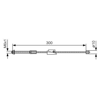 Tirette à câble, frein de stationnement BOSCH OEM 1205735
