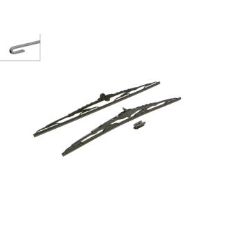 Kit balais d'essuie-glace BOSCH 3 397 001 801 pour VOLKSWAGEN TRANSPORTER - COMBI 2.0 TSI - 150cv