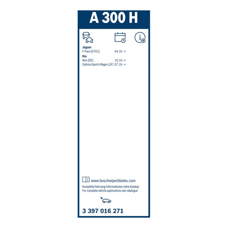 Balai d'essuie-glace BOSCH 3 397 016 271 - Visuel 2