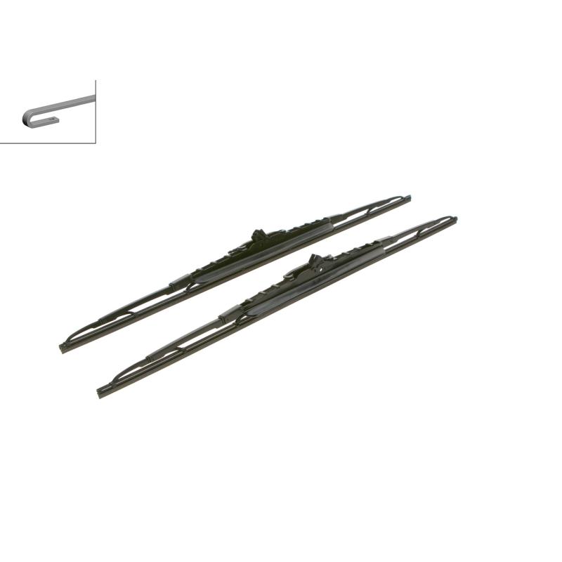 Kit balais d'essuie-glace BOSCH 3 397 118 334 - Visuel 1