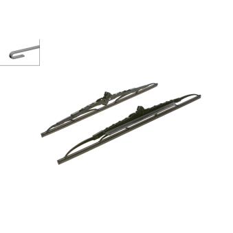 Kit balais d'essuie-glace BOSCH 3 397 118 403 pour MAZDA CX-5 2.0 D-4D - 110cv