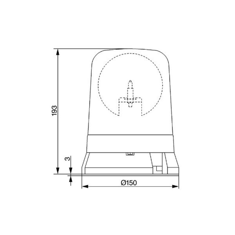 Gyrophare BOSCH 7 782 324 011 - Visuel 1