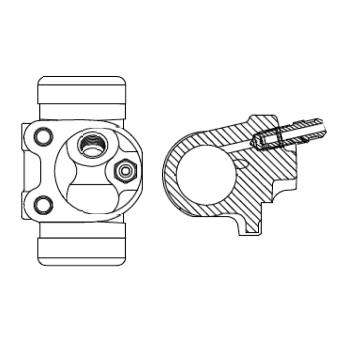 Cylindre de roue BOSCH OEM 7701365376