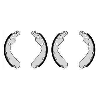 Jeu de mâchoires de frein BOSCH OEM 04495B2200