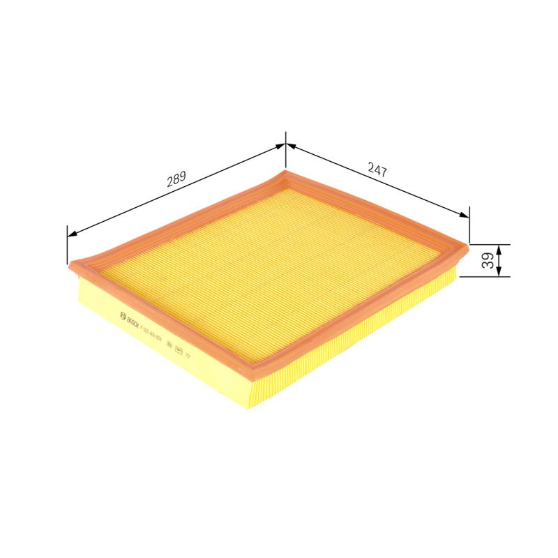 Filtre à air BOSCH F 026 400 004 - Visuel 1