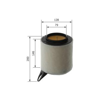 Filtre à air BOSCH [F 026 400 018]