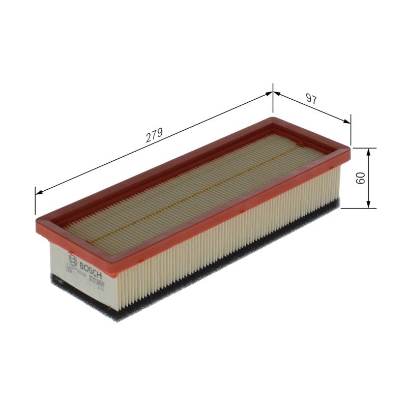 Filtre à air BOSCH F 026 400 036 - Visuel 1