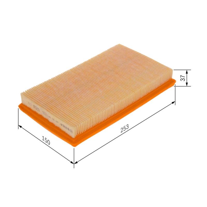 Filtre à air BOSCH F 026 400 045 - Visuel 1