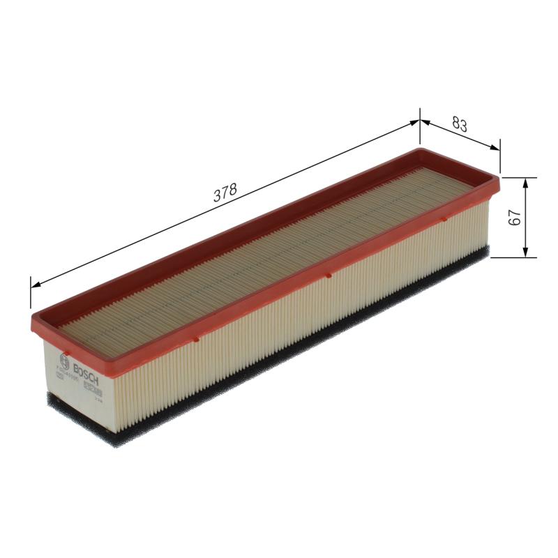 Filtre à air BOSCH F 026 400 051 - Visuel 1
