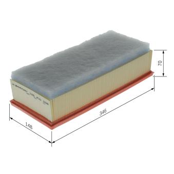 Filtre à air BOSCH OEM K1400474780 Filtre à air BOSCH OEM K1400474780