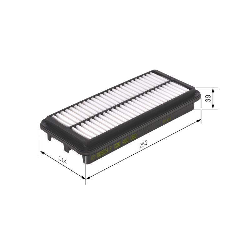 Filtre à air BOSCH F 026 400 060 - Visuel 1