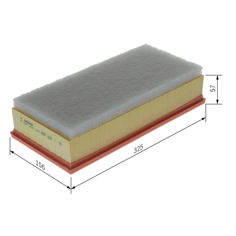 Filtre à air BOSCH F 026 400 100 - Visuel 1