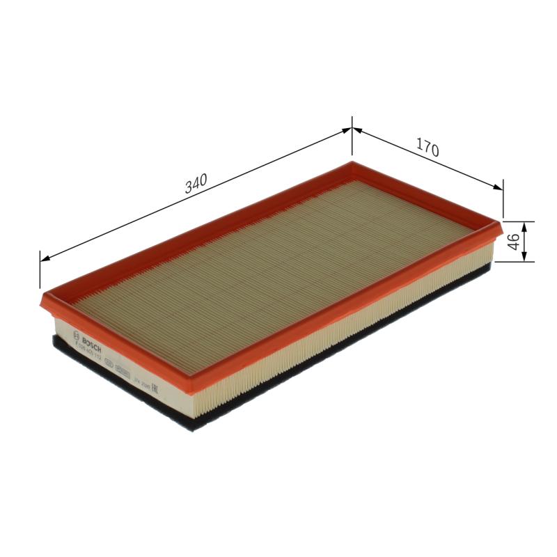 Filtre à air BOSCH F 026 400 112 - Visuel 1