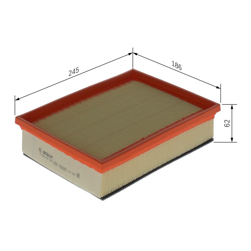 Filtre à air BOSCH F 026 400 120 - Visuel 1