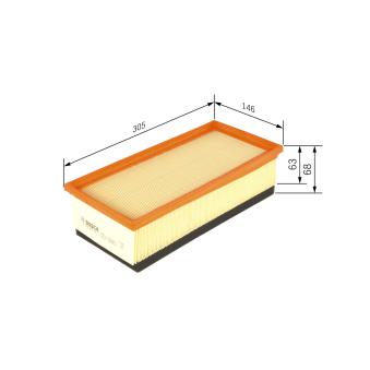Filtre à air BOSCH OEM 178010R010