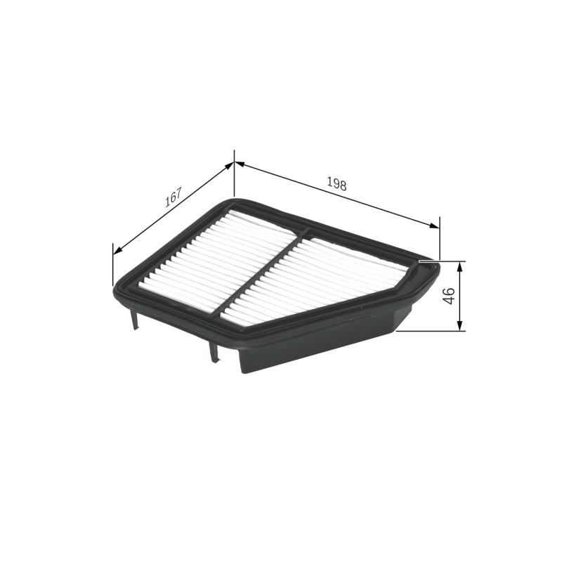 Filtre à air BOSCH F 026 400 132 - Visuel 1