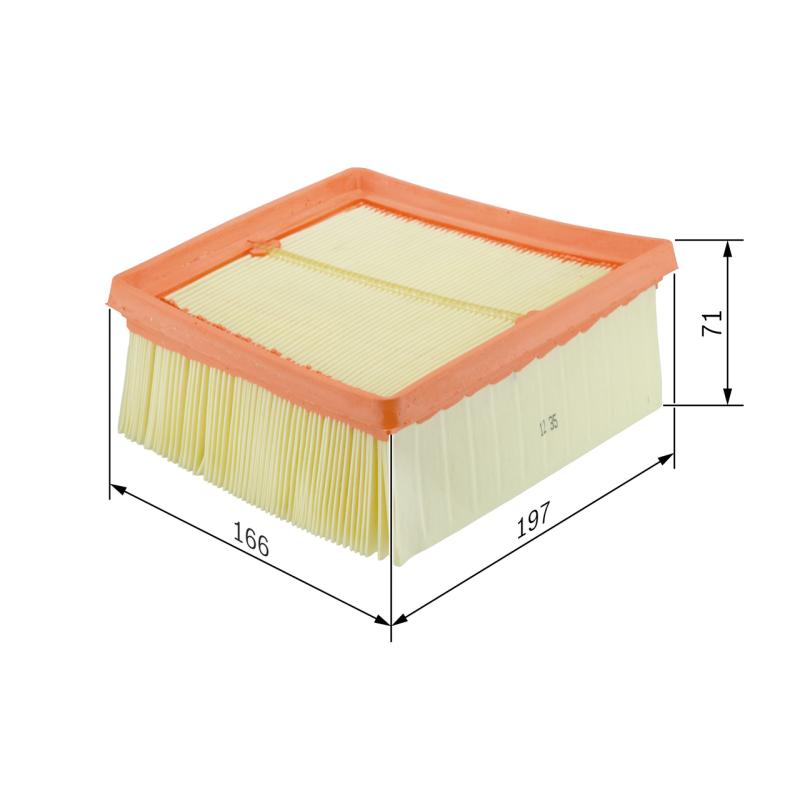 Filtre à air BOSCH F 026 400 135 - Visuel 1