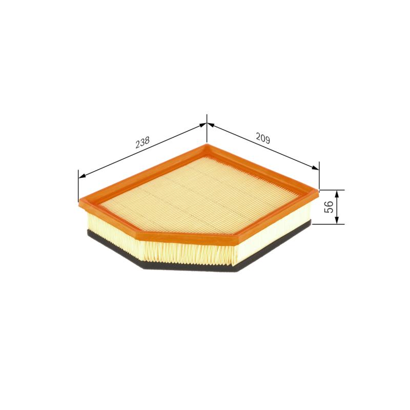 Filtre à air BOSCH F 026 400 146 - Visuel 1