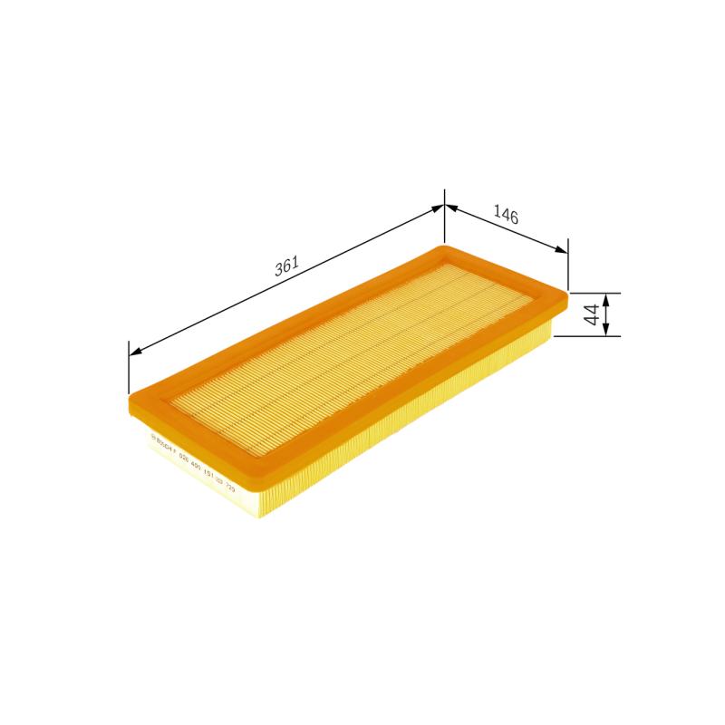 Filtre à air BOSCH F 026 400 151 - Visuel 1