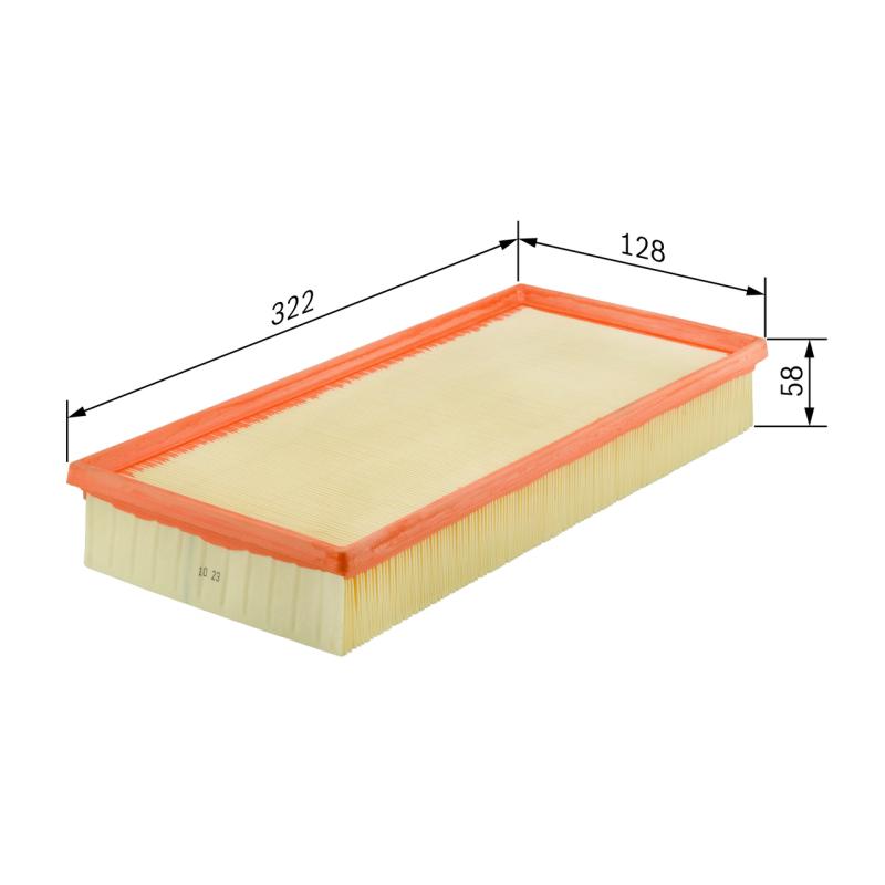 Filtre à air BOSCH F 026 400 157 - Visuel 1