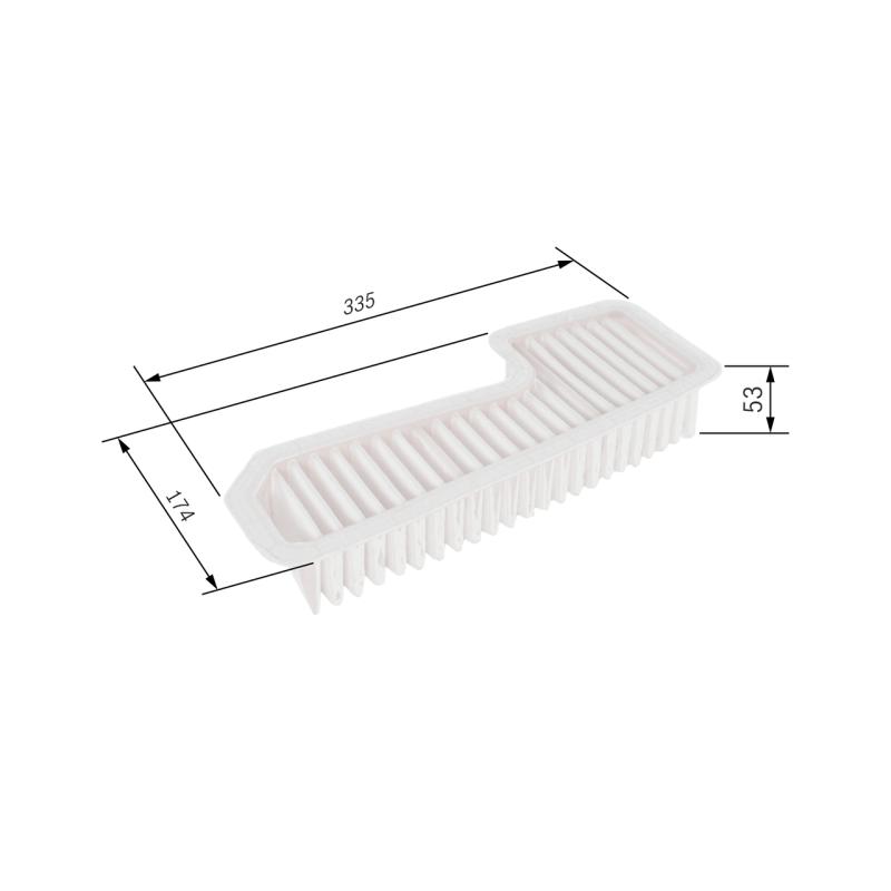 Filtre à air BOSCH F 026 400 158 - Visuel 1