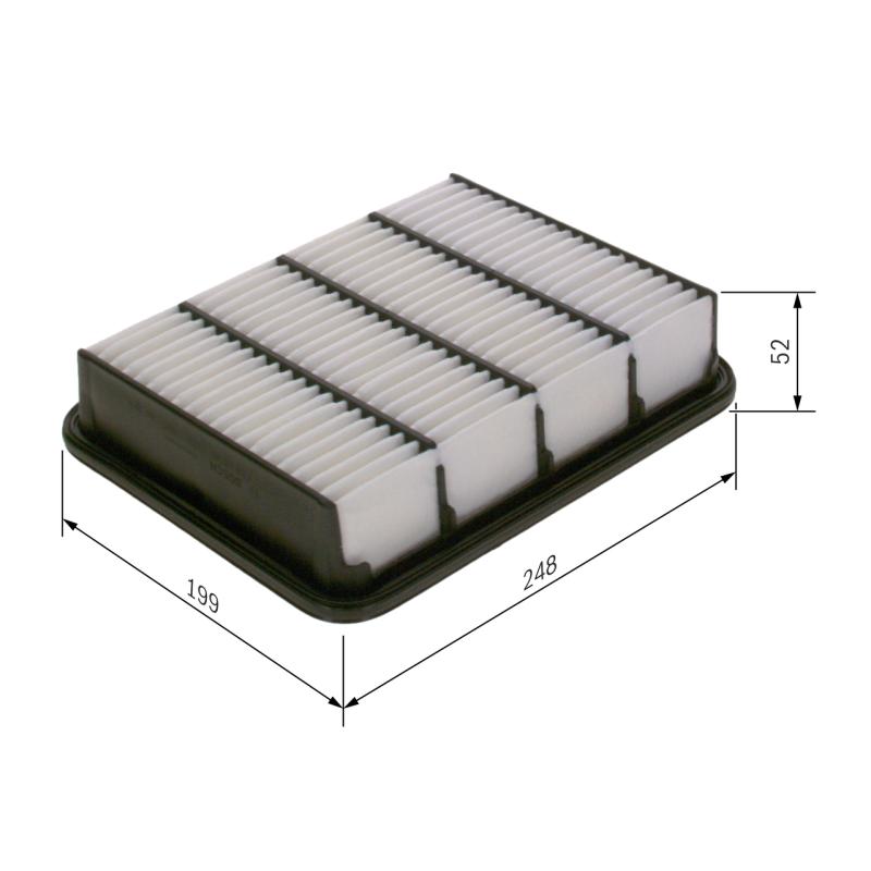 Filtre à air BOSCH F 026 400 165 - Visuel 1