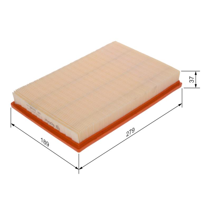 Filtre à air BOSCH F 026 400 173 - Visuel 1