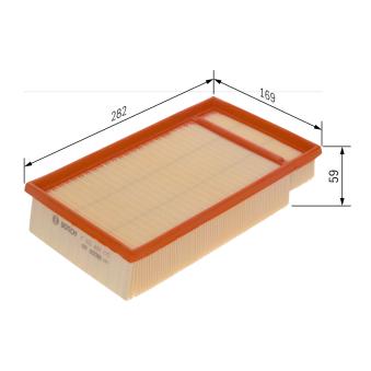 Filtre à air BOSCH OEM 16546AW300 Filtre à air BOSCH OEM 16546AW300