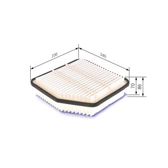Filtre à air BOSCH [F 026 400 176]