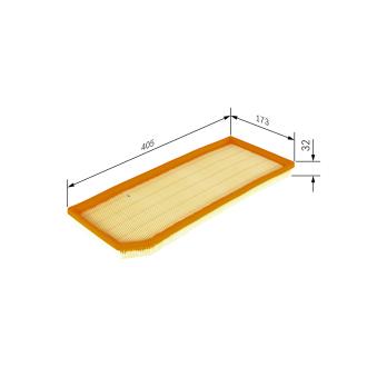 Filtre à air BOSCH F 026 400 178 pour VOLKSWAGEN SCIROCCO 2.0 R - 280cv