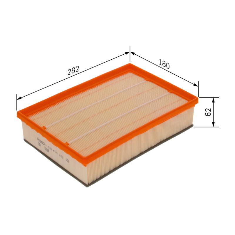 Filtre à air BOSCH F 026 400 202 - Visuel 1