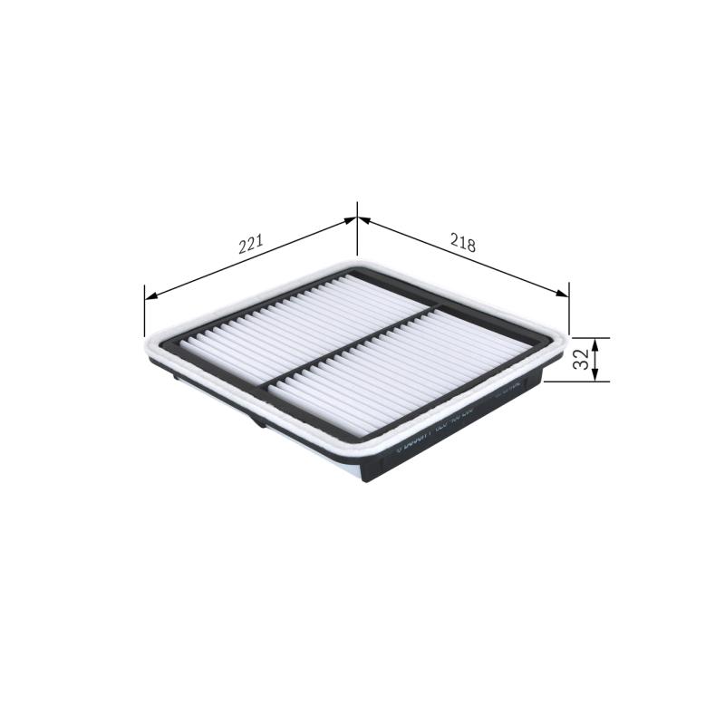 Filtre à air BOSCH F 026 400 206 - Visuel 1