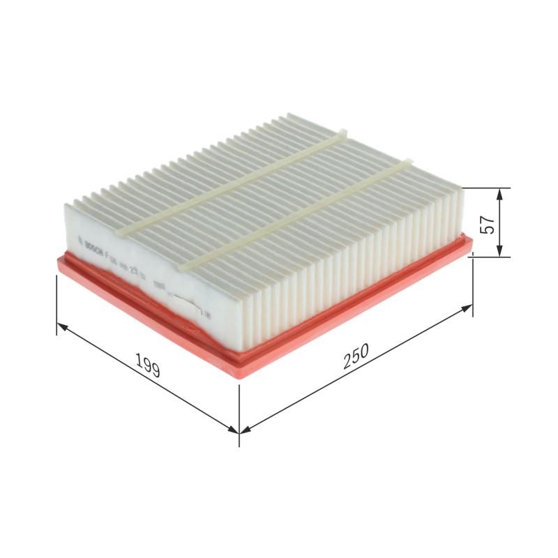 Filtre à air BOSCH F 026 400 234 - Visuel 1