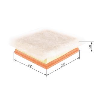 Filtre à air BOSCH F 026 400 235 pour MITSUBISHI GALANT 1.7 CDTI - 110cv