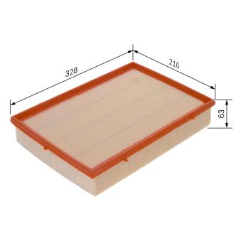 Filtre à air BOSCH OEM 8649788