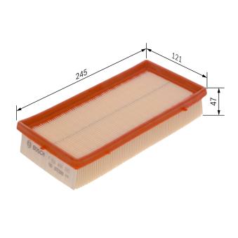 Filtre à air BOSCH OEM 1378062J51000