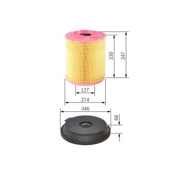 Filtre à air BOSCH OEM 0030949504