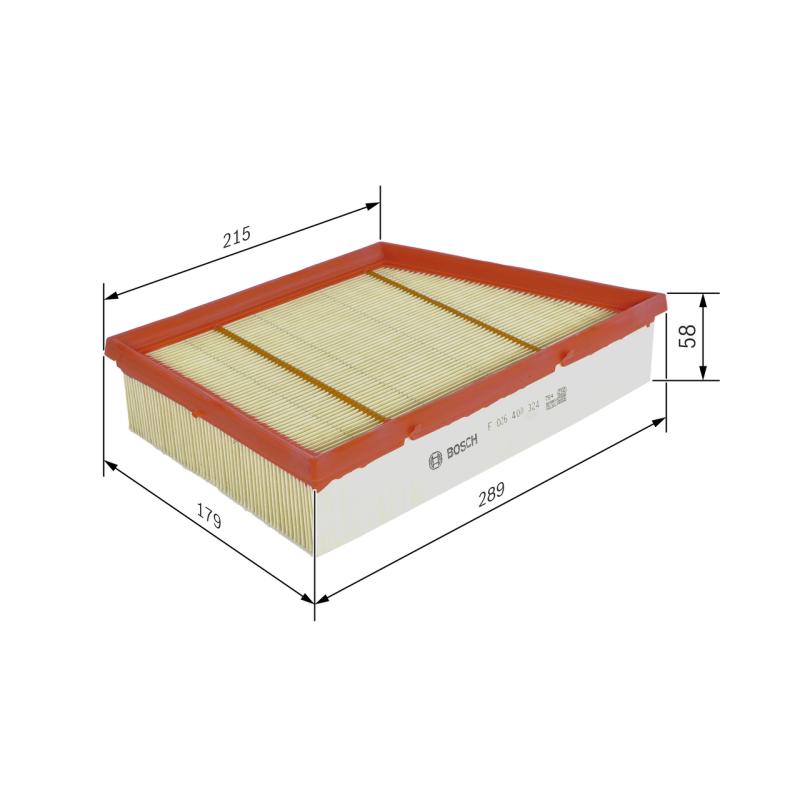 Filtre à air BOSCH F 026 400 324 - Visuel 1