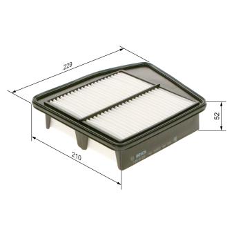 Filtre à air BOSCH OEM 17220R60U00 Filtre à air BOSCH OEM 17220R60U00