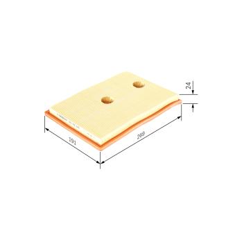 Filtre à air BOSCH F 026 400 342 pour AUDI A6 1.2 TSI - 110cv