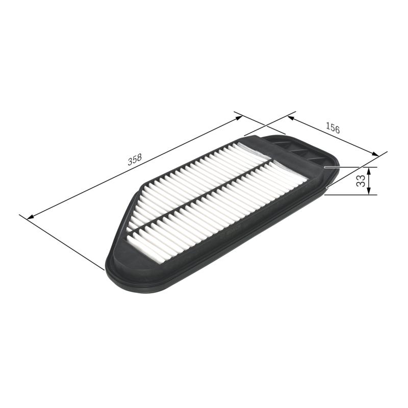 Filtre à air BOSCH F 026 400 349 - Visuel 1