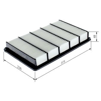 Filtre à air BOSCH [F 026 400 362]