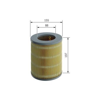 Filtre à air BOSCH OEM 1780131050