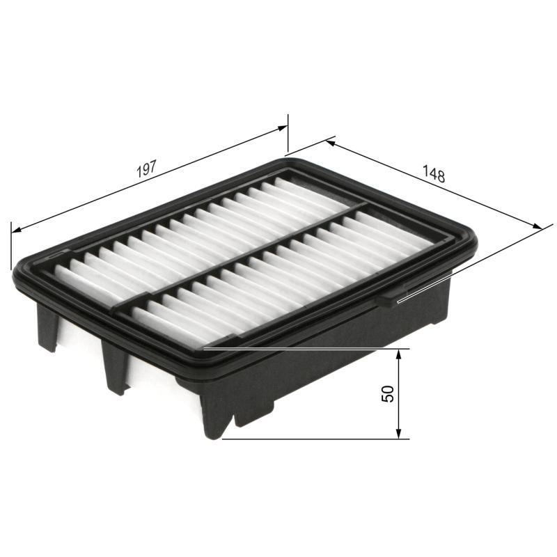 Filtre à air BOSCH F 026 400 384 - Visuel 1