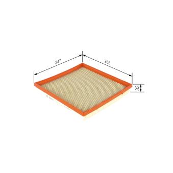 Filtre à air BOSCH OEM 835056