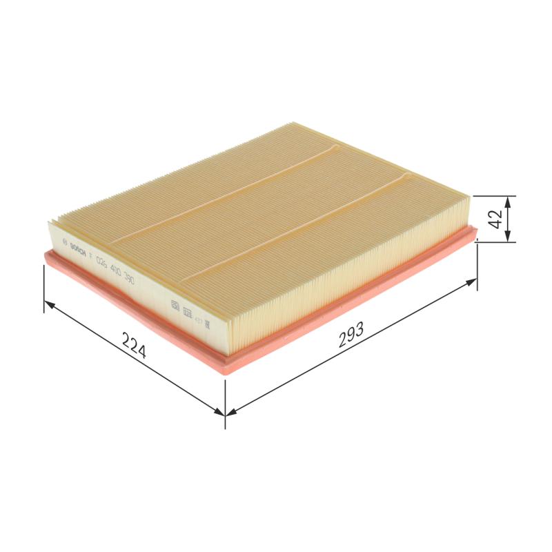 Filtre à air BOSCH F 026 400 390 - Visuel 1