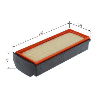 Filtre à air BOSCH OEM 13718518111