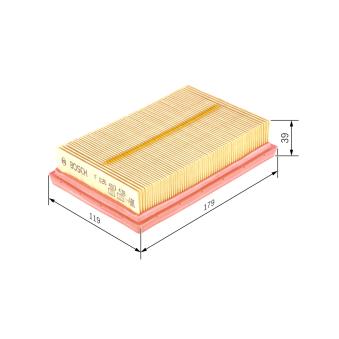 Filtre à air BOSCH OEM 178010M030