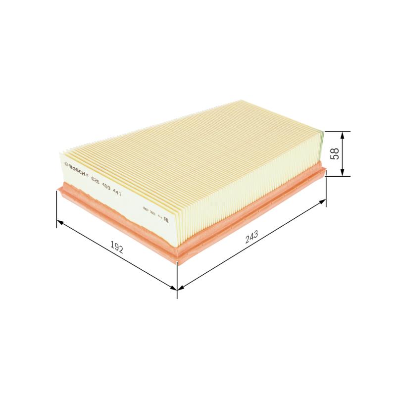 Filtre à air BOSCH F 026 400 441 - Visuel 1