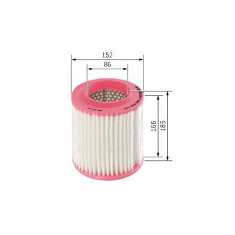 Filtre à air BOSCH OEM 4E0129620